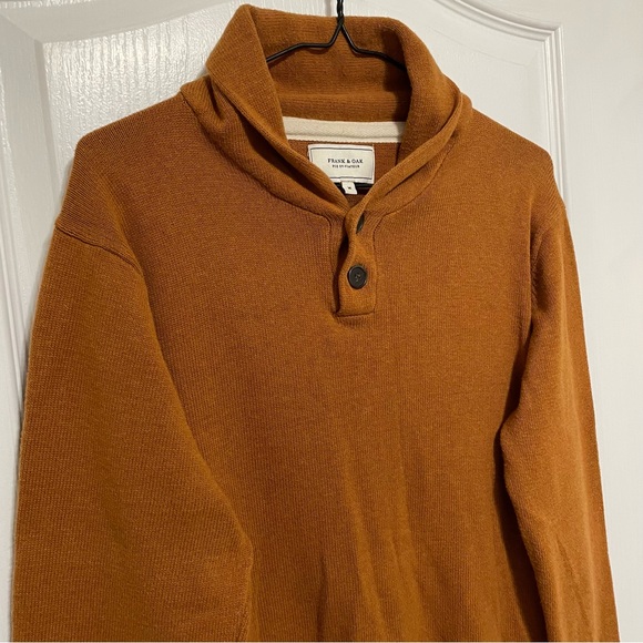 Frank & Oak Other - Men's Frank & Oak Burnt Orange Knit Sweater